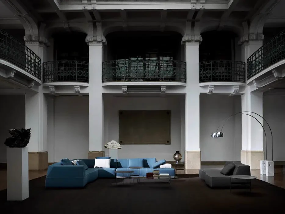 Диван Bend-Sofa — B&B Italia, кожа, фото 5