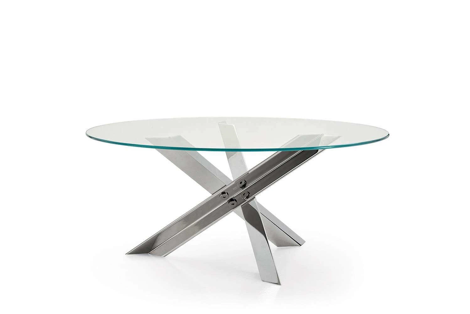 Каркас и наполнение: массив дерева, металл. Современный дизайн Стол Bolt Table — B&B Italia, стекло, фото 4