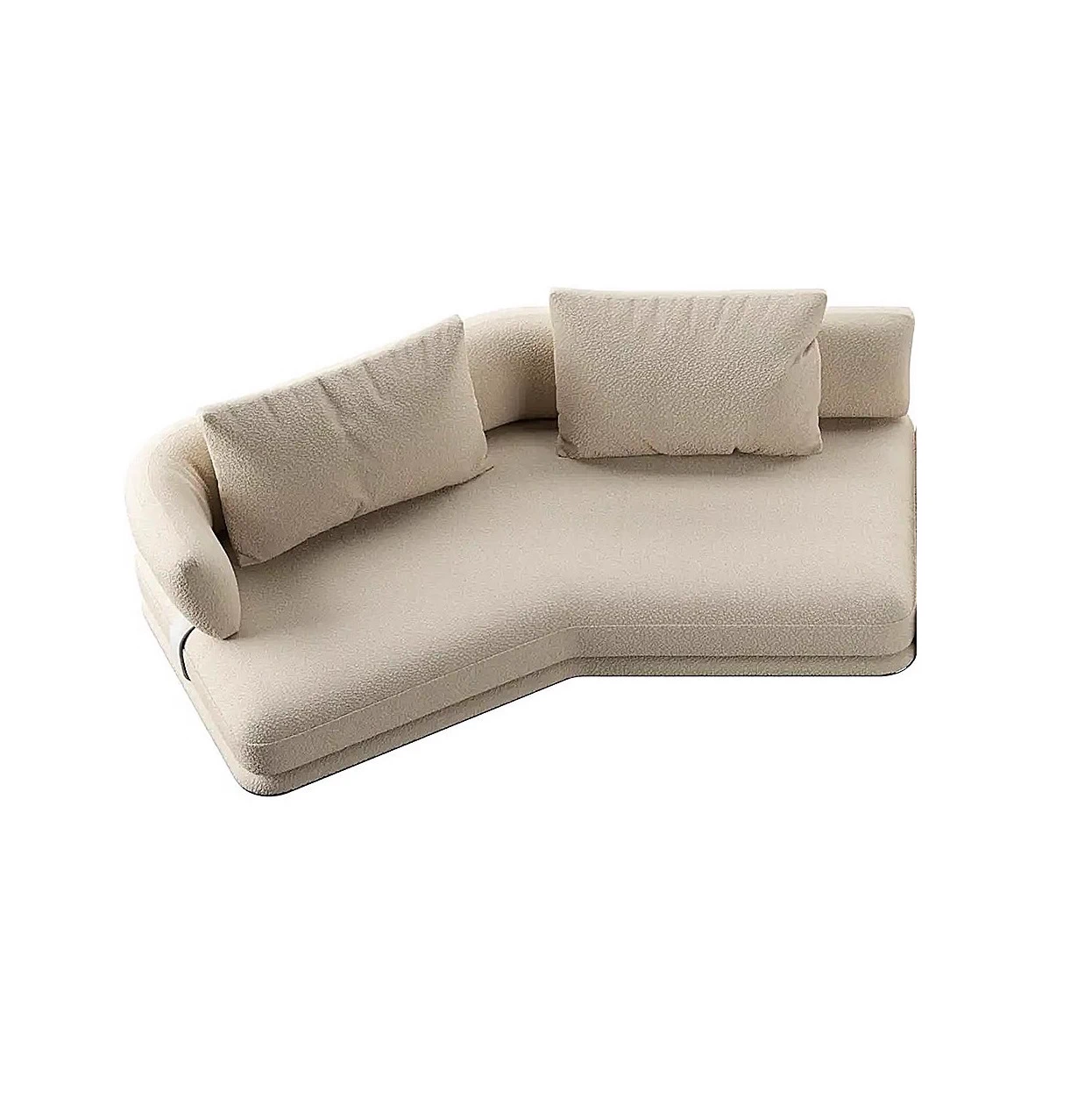 Каркас и наполнение: металл. Современный дизайн Диван Cocun Sofa 254 — B&B Italia, кожа
