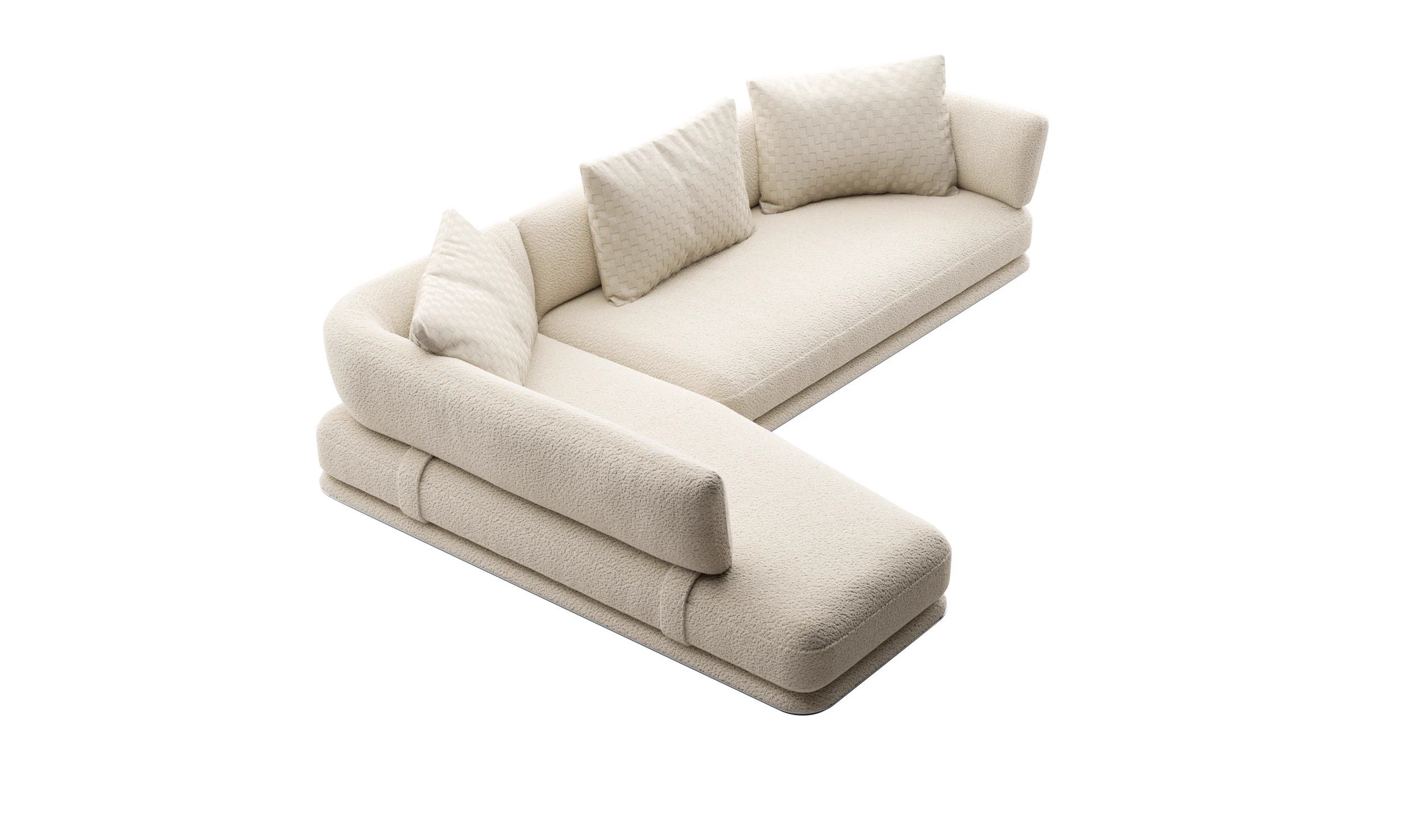 Каркас и наполнение: металл. Современный дизайн Диван Cocun Sofa — B&B Italia, кожа, фото 6