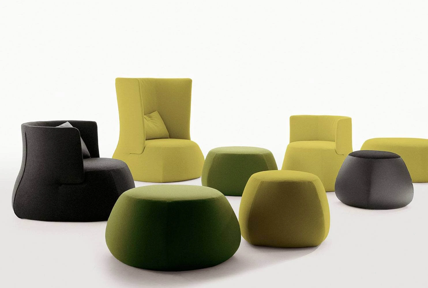 Кресло Fat-Sofa — B&B Italia, кожа, фото 3
