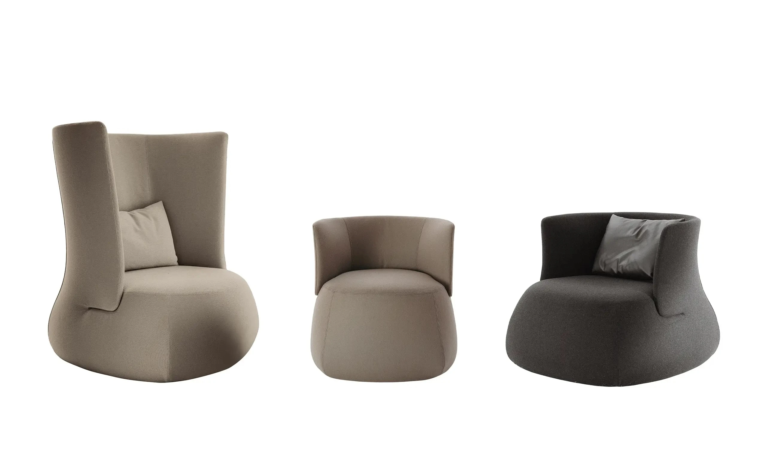 Кресло Fat-Sofa — B&B Italia, кожа, фото 6