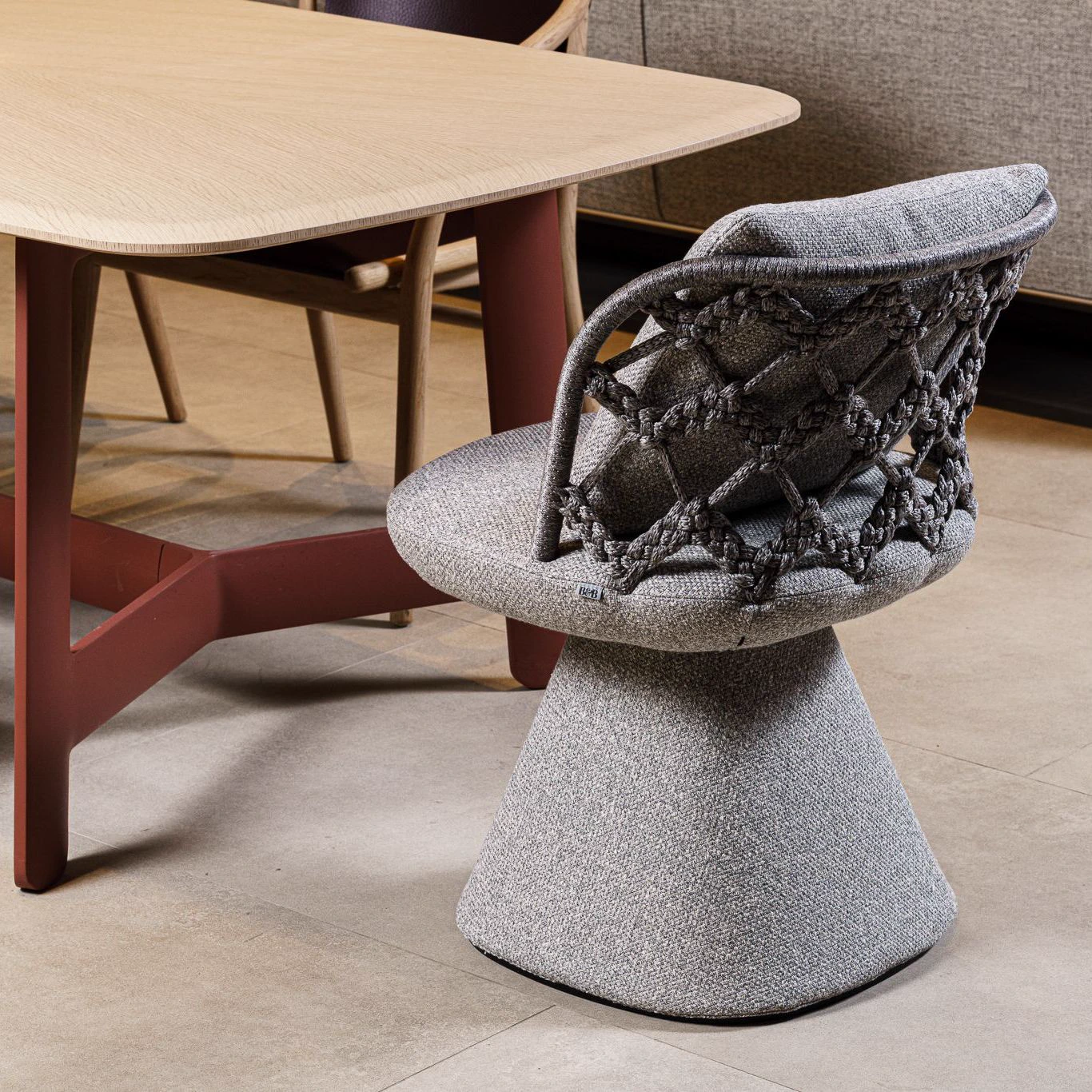 Стул Flair O' Couture Grey — B&B Italia, ткань, фото 2