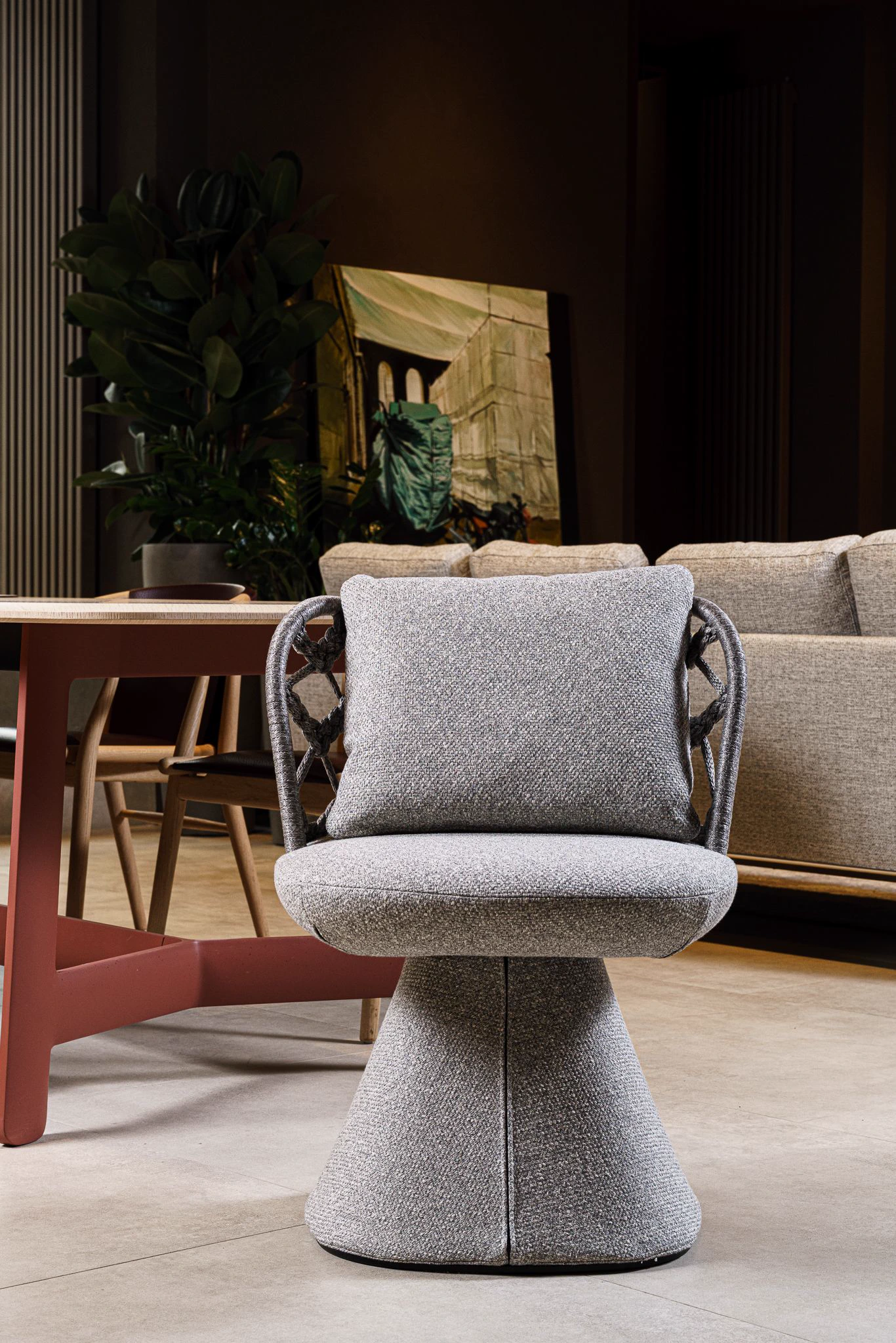 Стул Flair O' Couture Grey — B&B Italia, ткань, фото 6