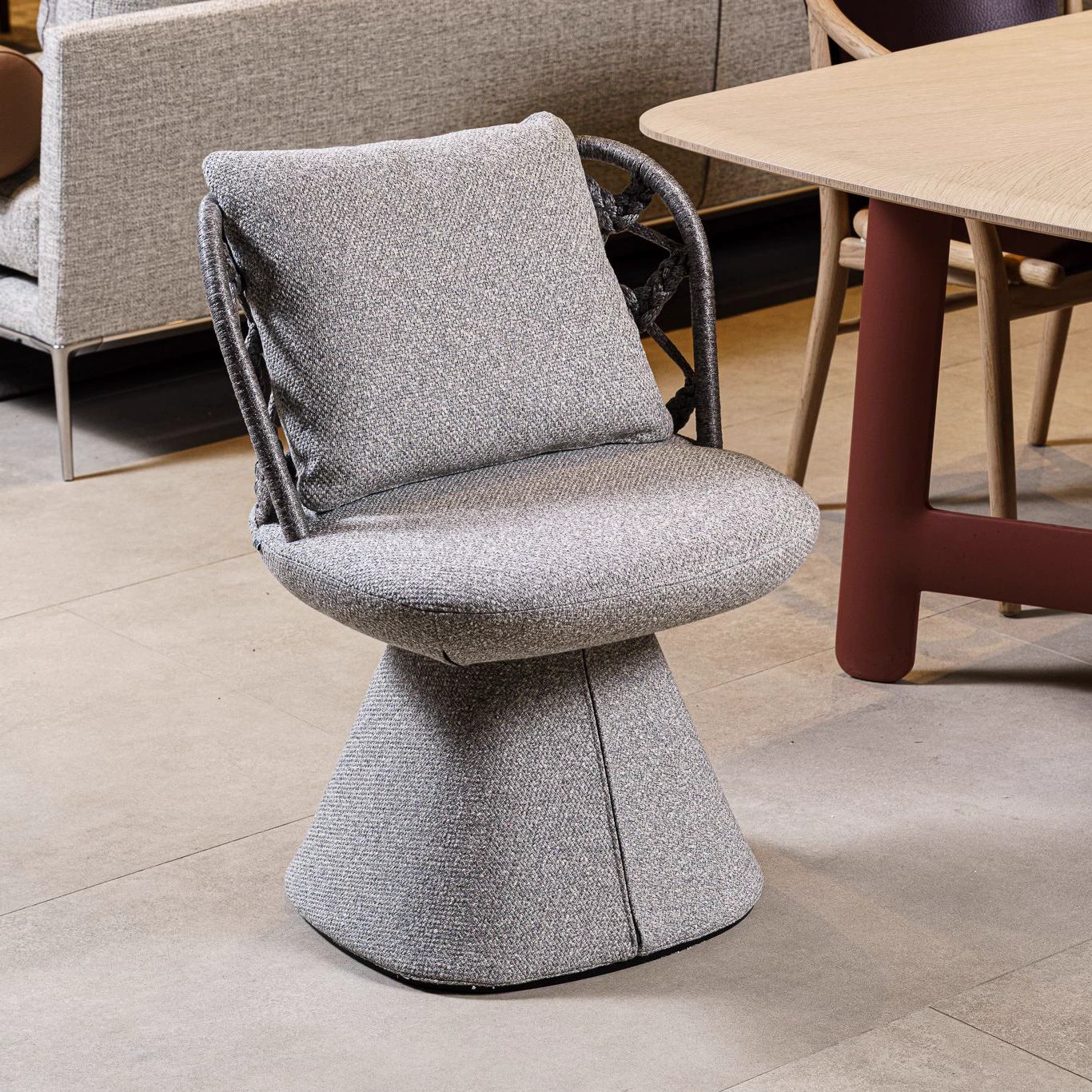 Стул Flair O' Couture Grey — B&B Italia, ткань