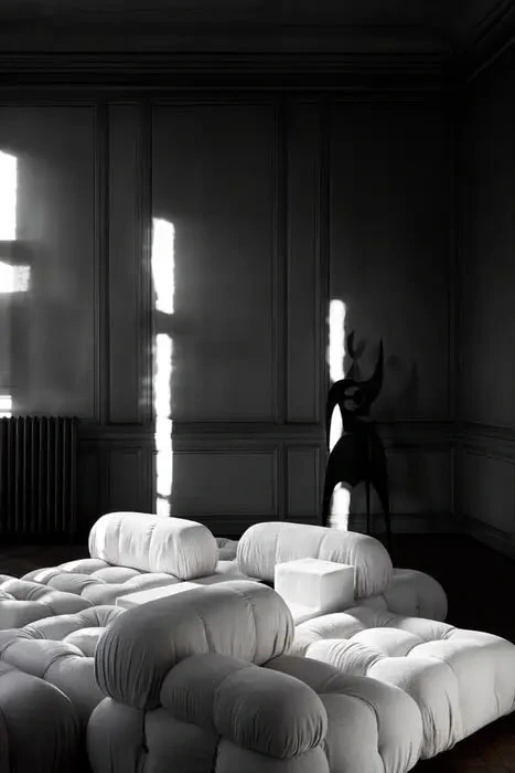 Модульная мягкая мебель Gli Scacchi — B&B Italia, кожа, фото 6
