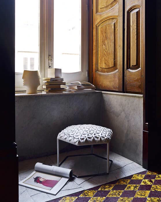 Банкетка Hive — B&B Italia, кожа, фото 3