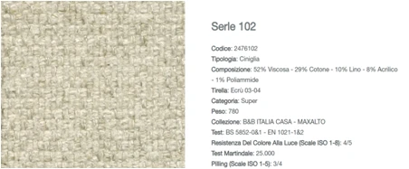 Кресло Husk Tessutto Serle — B&B Italia, кожа, фото 4