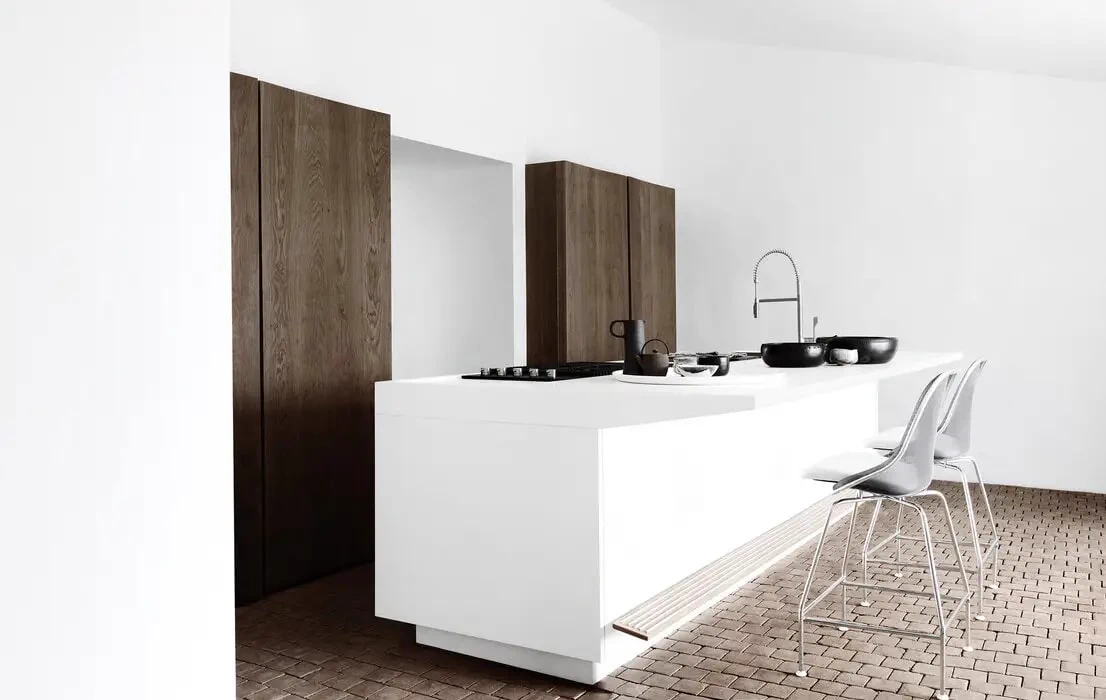 Барный стул Iuta — B&B Italia, кожа, фото 3