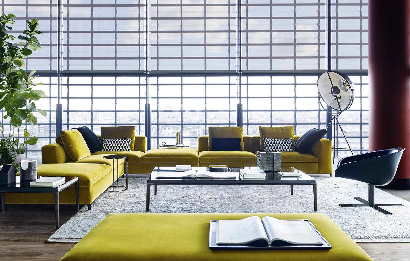 Диван Michel Club — B&B Italia, кожа, фото 4