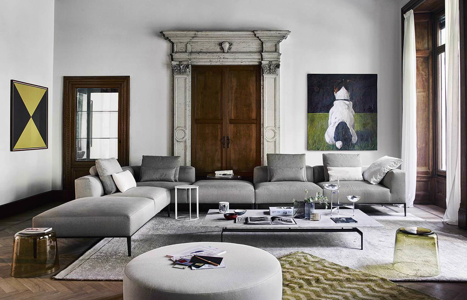Диван Michel Effe — B&B Italia, кожа, фото 5