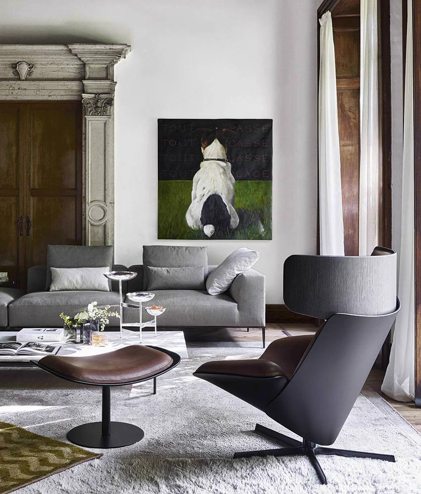 Диван Michel Effe — B&B Italia, кожа, фото 6