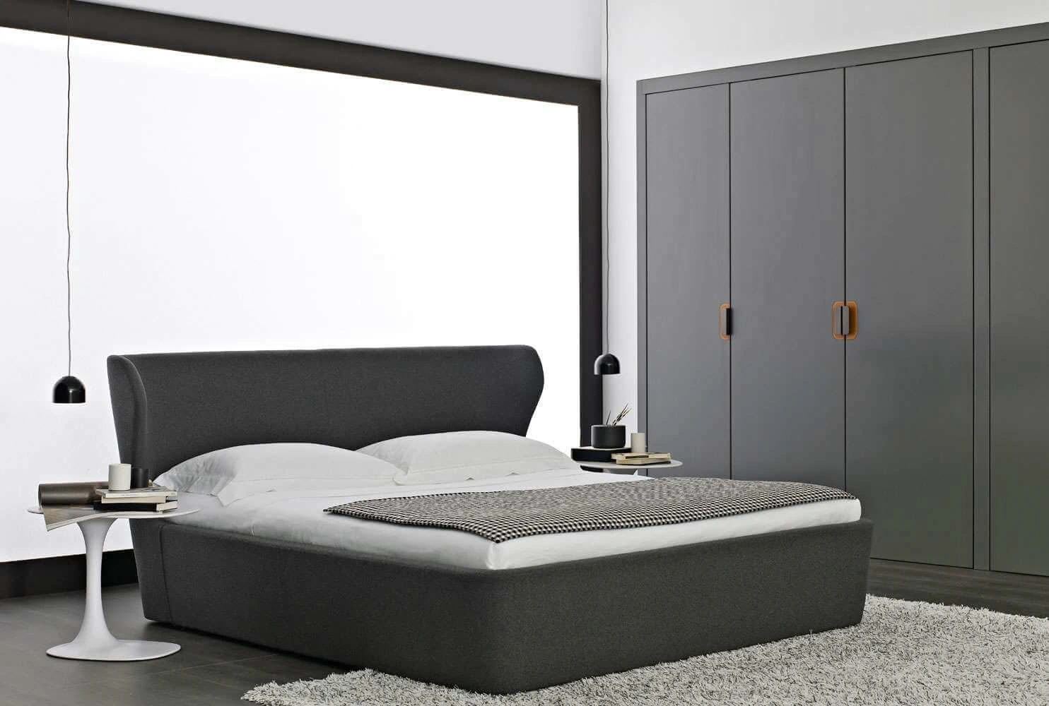Кровать Papilio — B&B Italia, кожа, фото 6