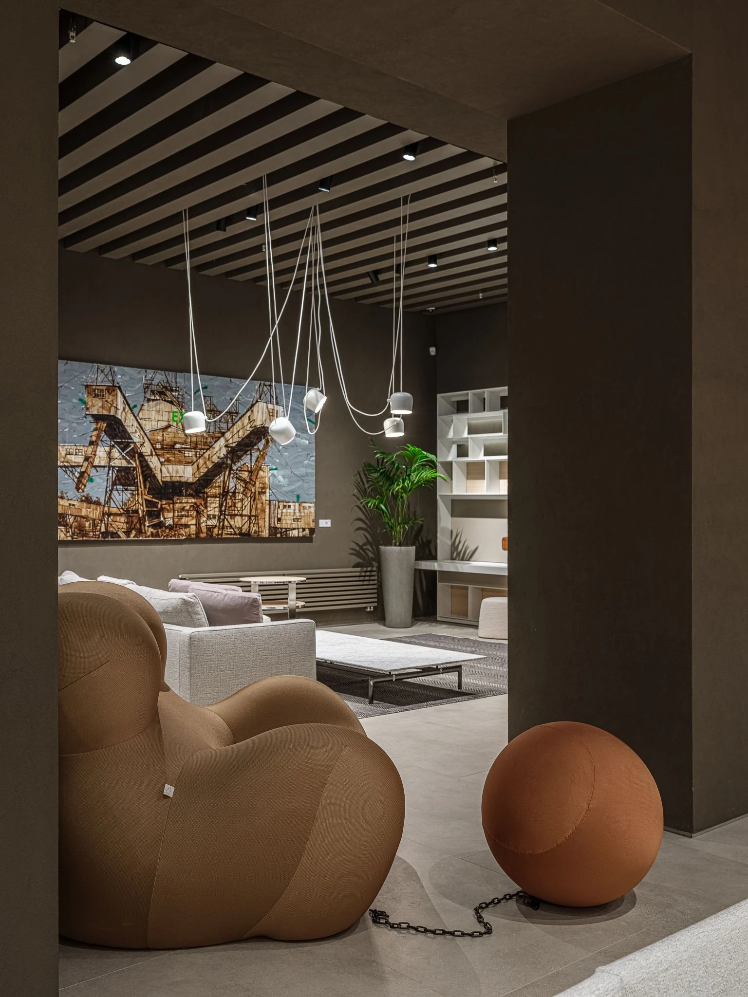 Кресло Serie Up Compasso d'Oro — B&B Italia, кожа, фото 3