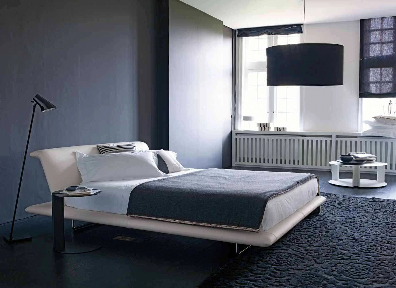 Кровать Siena — B&B Italia, кожа, фото 4