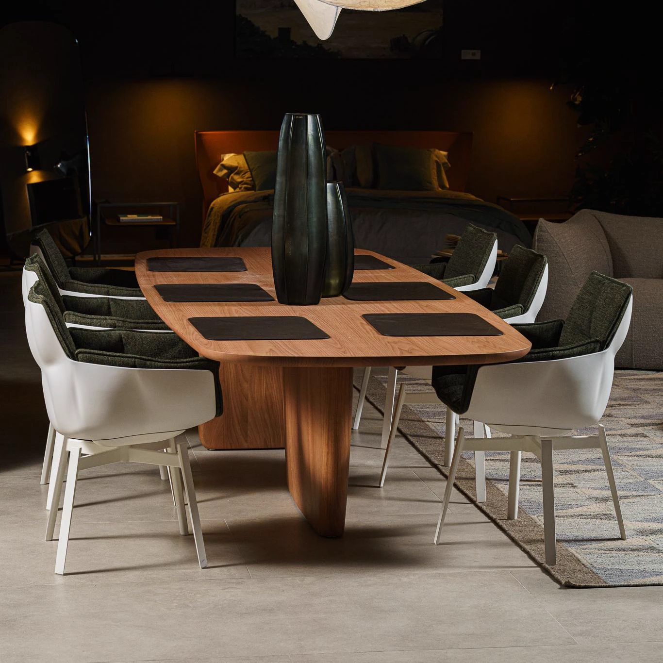 Стол Tobi-Ishi wood — B&B Italia, мрамор