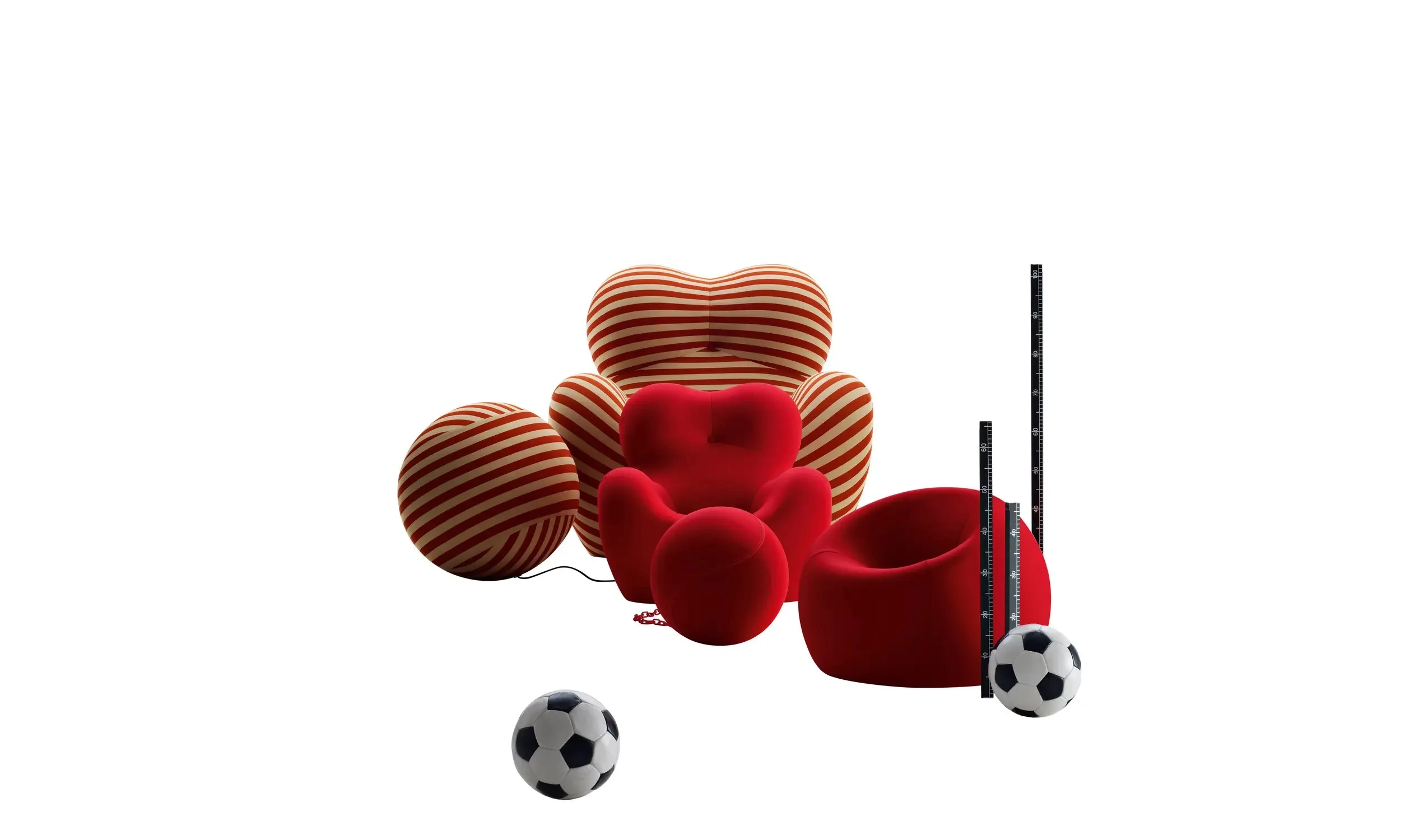 Детское кресло Up Junior UP2 — B&B Italia, кожа, фото 6