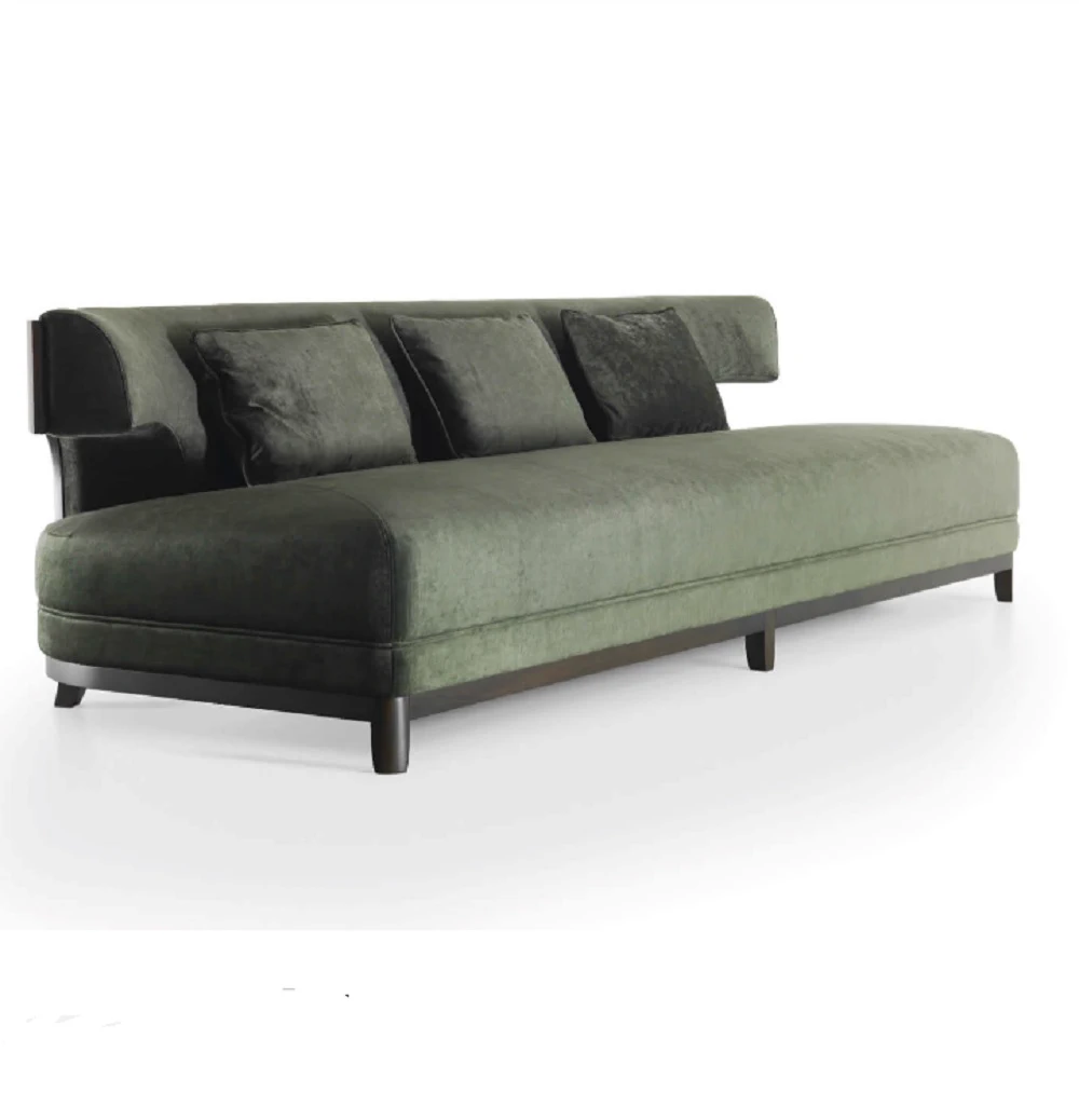 Диван Grace Wood Sofa — Bellavista Collection, кожа