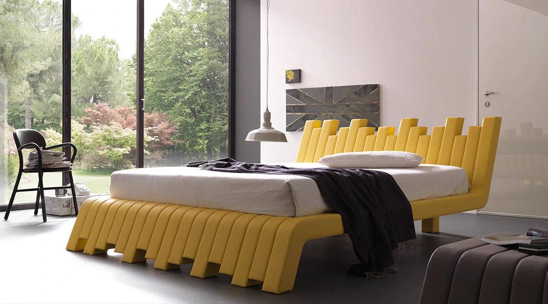 Кровать Cu.Bed — Bolzan, кожа, фото 3