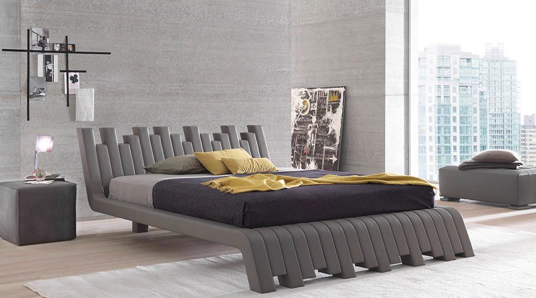 Кровать Cu.Bed — Bolzan, кожа, фото 5