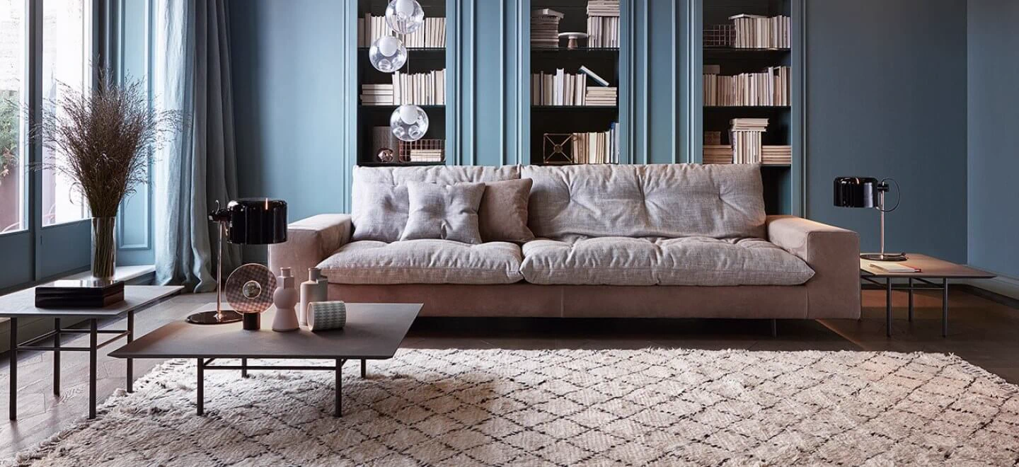 Современный дизайн Диван Avarit — Bonaldo, кожа, фото 5
