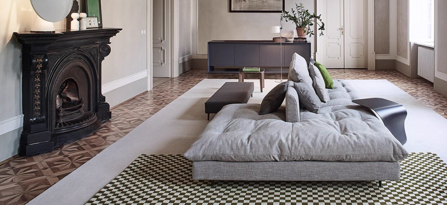 Современный дизайн Диван Avarit — Bonaldo, кожа, фото 6