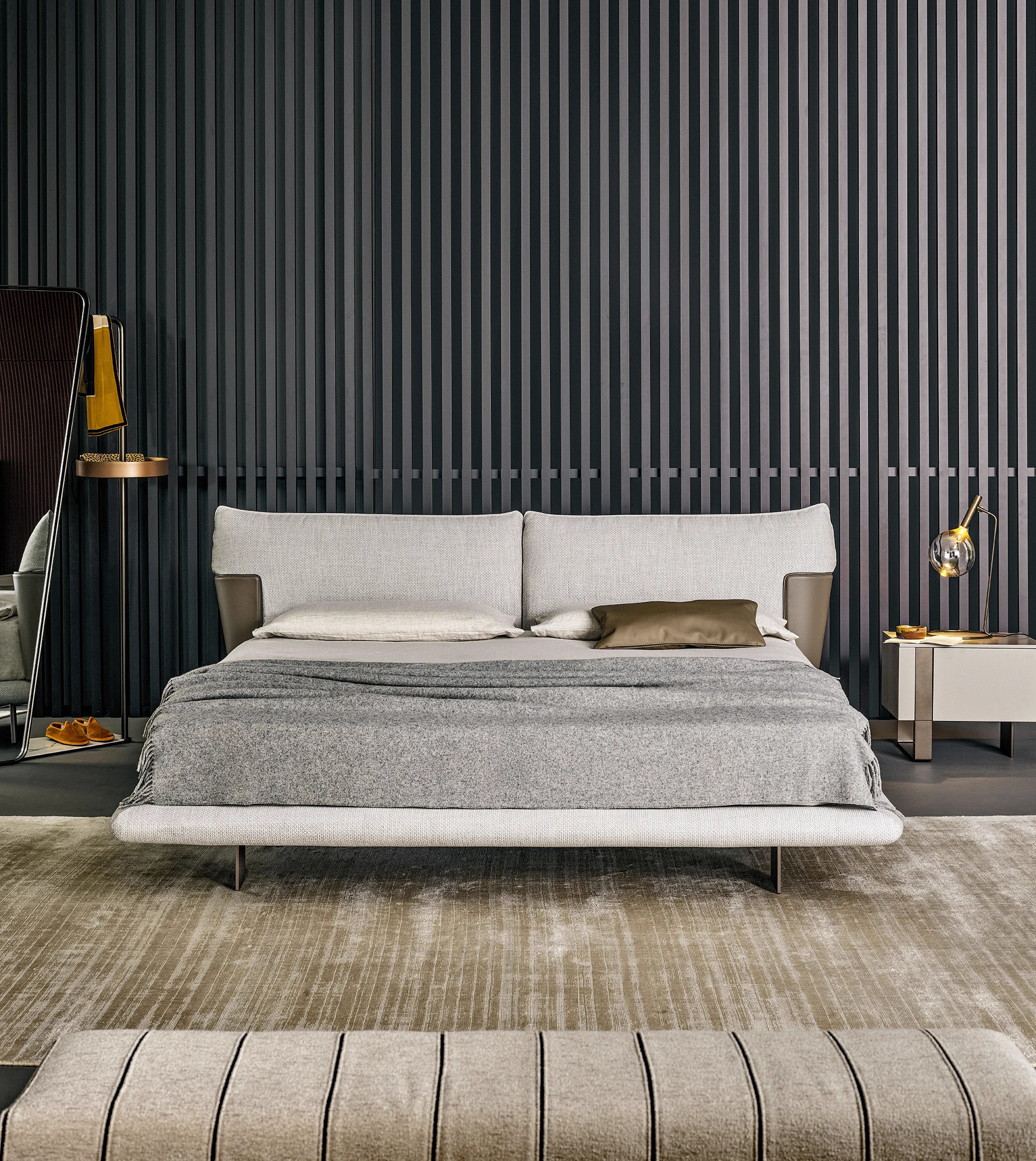 Кровать Blend — Bonaldo, кожа, фото 6