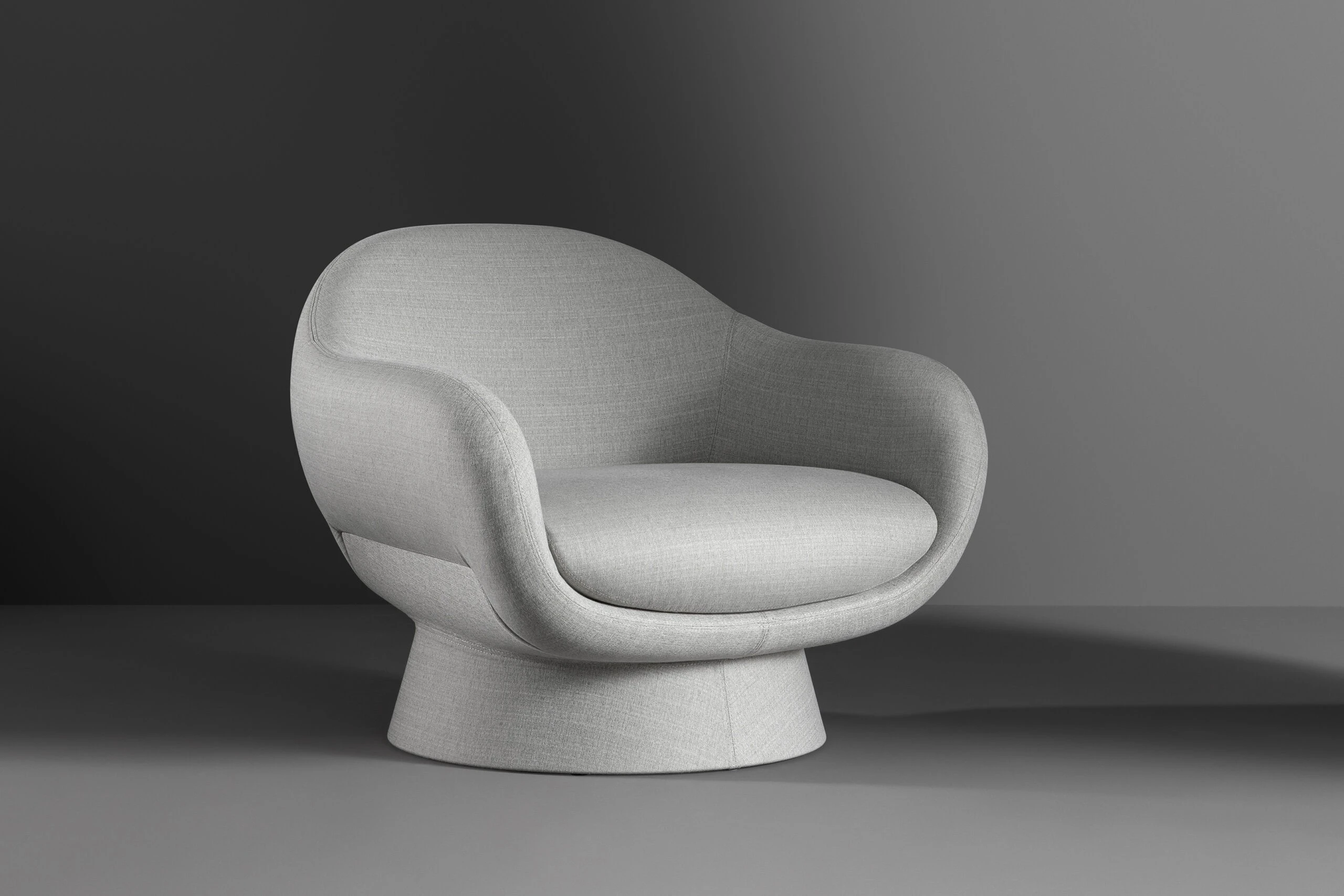 Кресло Boolean With Covered Base — Bonaldo, кожа, фото 2