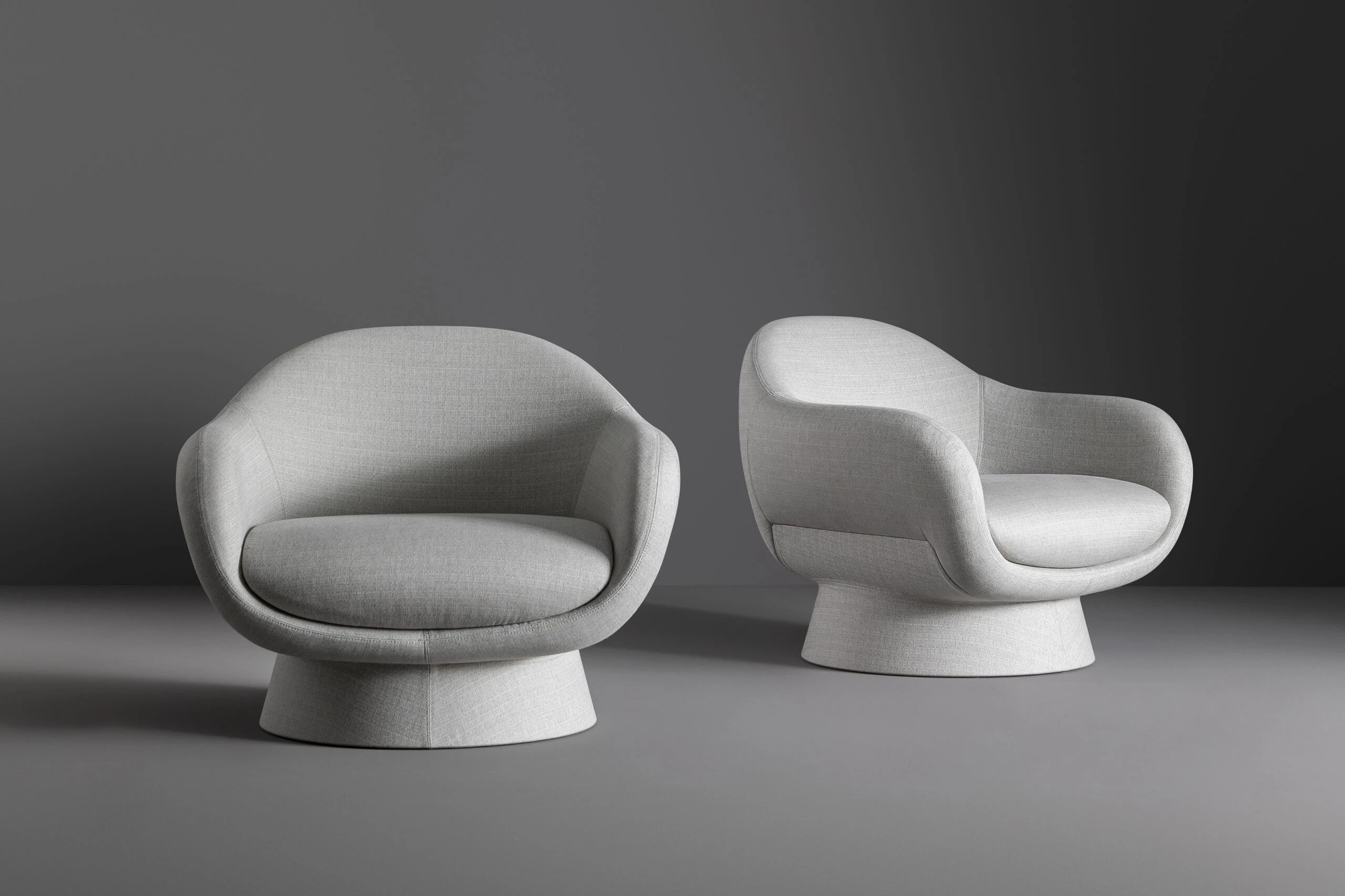 Кресло Boolean With Covered Base — Bonaldo, кожа, фото 3
