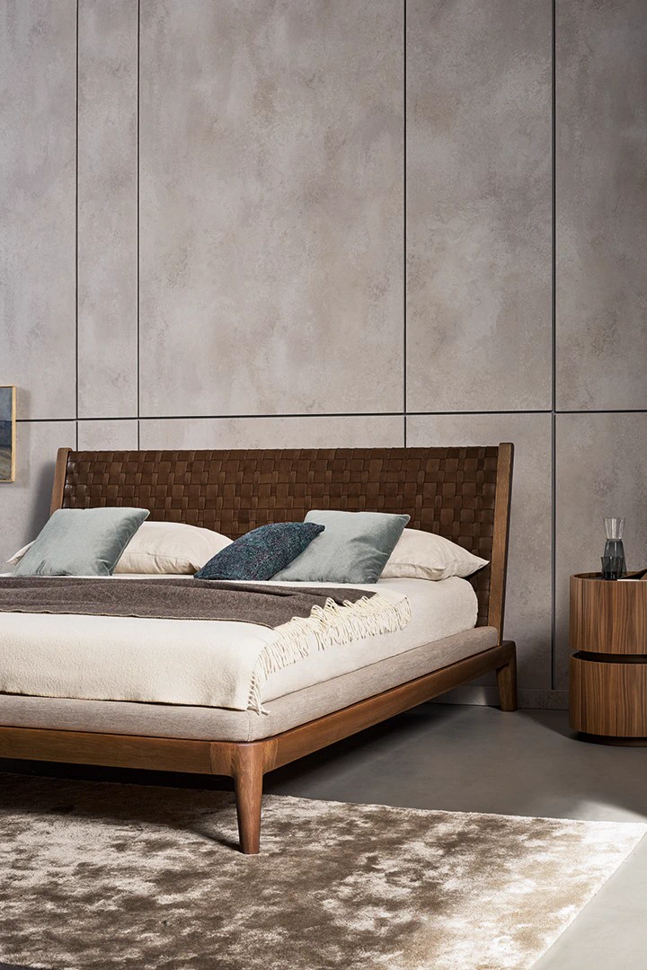 Кровать Honeymoon — Bonaldo, кожа, фото 2