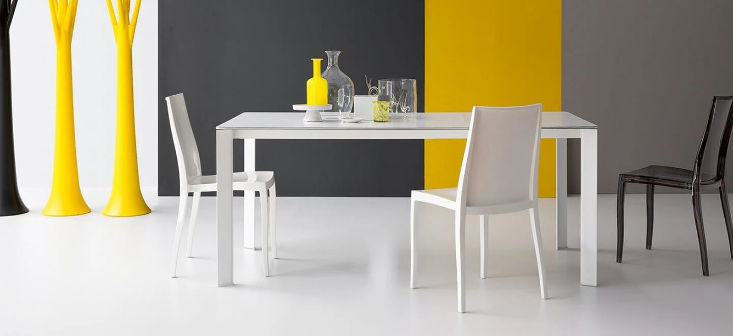 Стол Kime — Bonaldo, стекло, фото 2