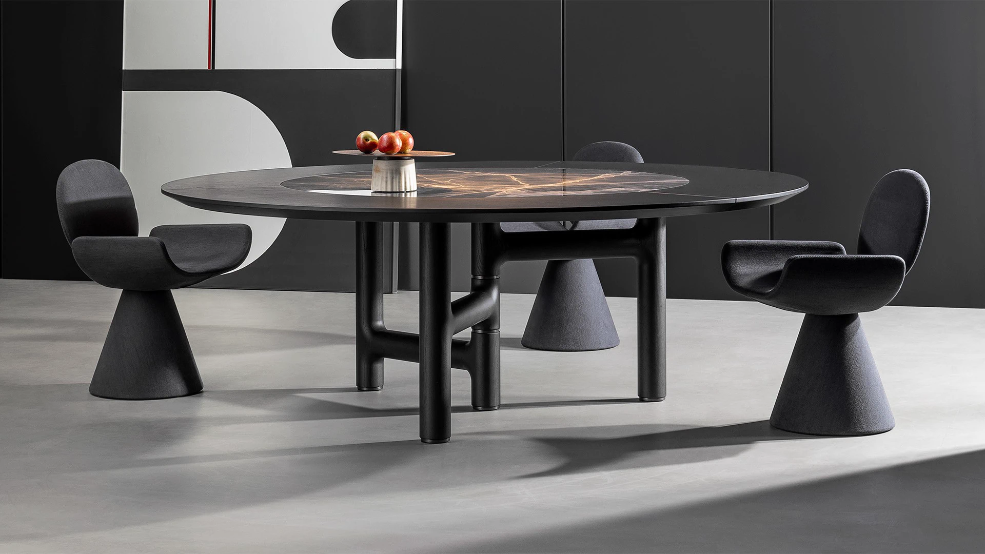Стол Pivot ST — Bonaldo, мрамор, фото 6