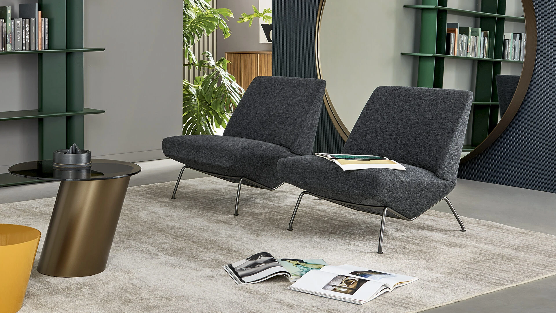 Кресло Sleek — Bonaldo, кожа, фото 3