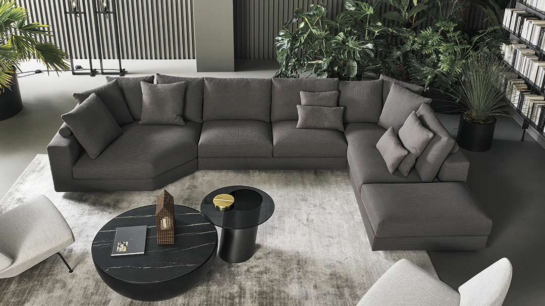 Диван Superhiro — Bonaldo, кожа, фото 4
