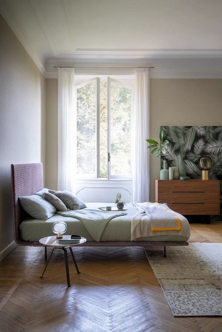 Кровать Thin — Bonaldo, эко-кожа, фото 4