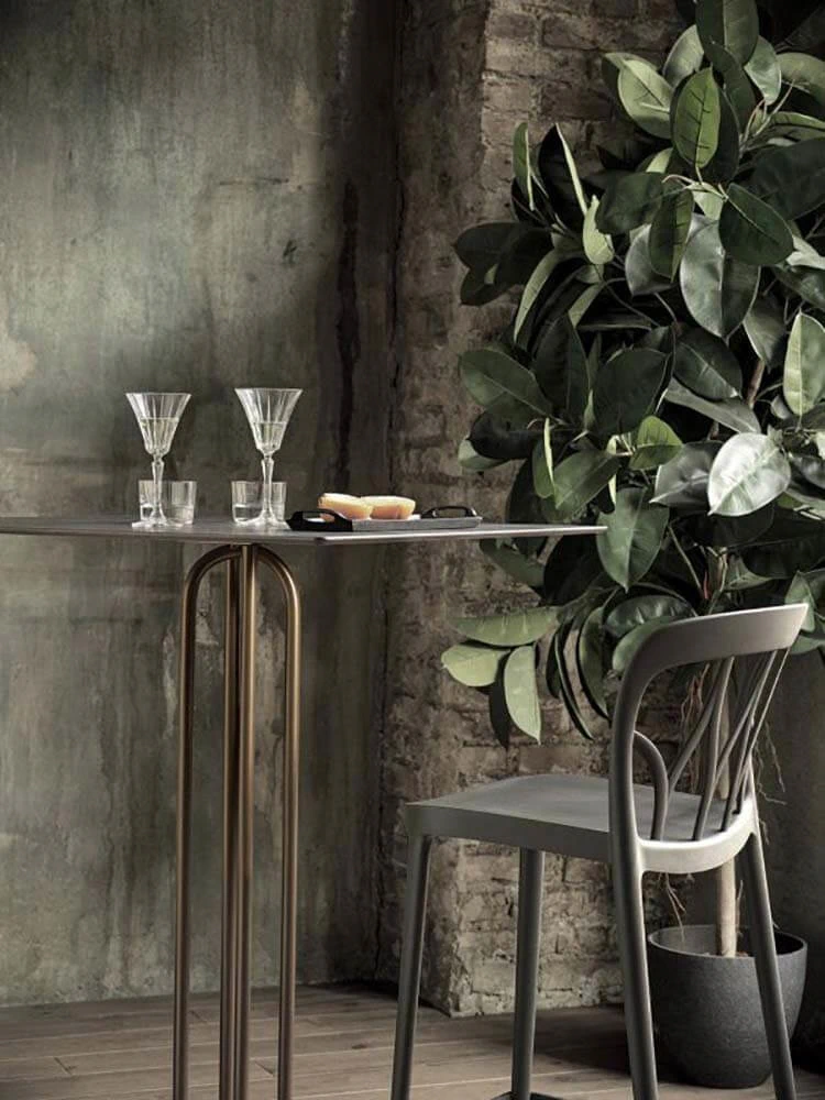Барный стул Galaxy barstool — Bontempi, стекло, фото 4
