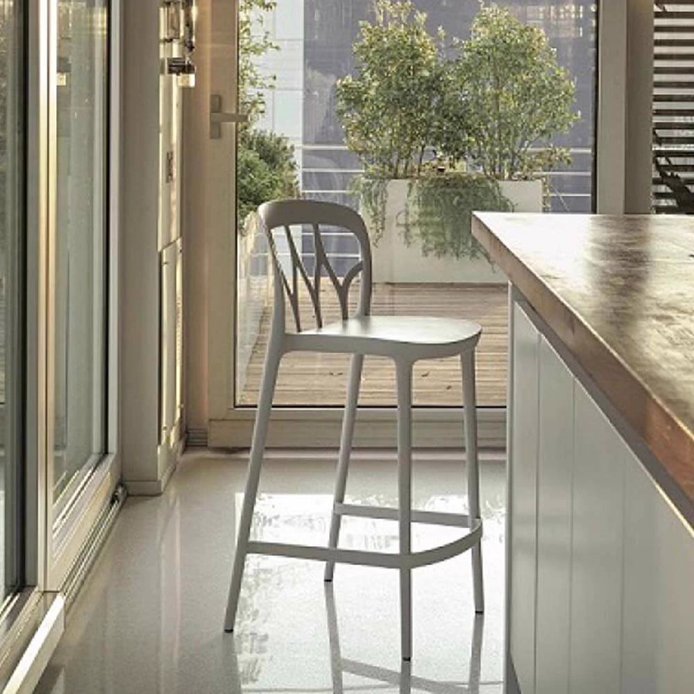 Барный стул Galaxy barstool — Bontempi, стекло