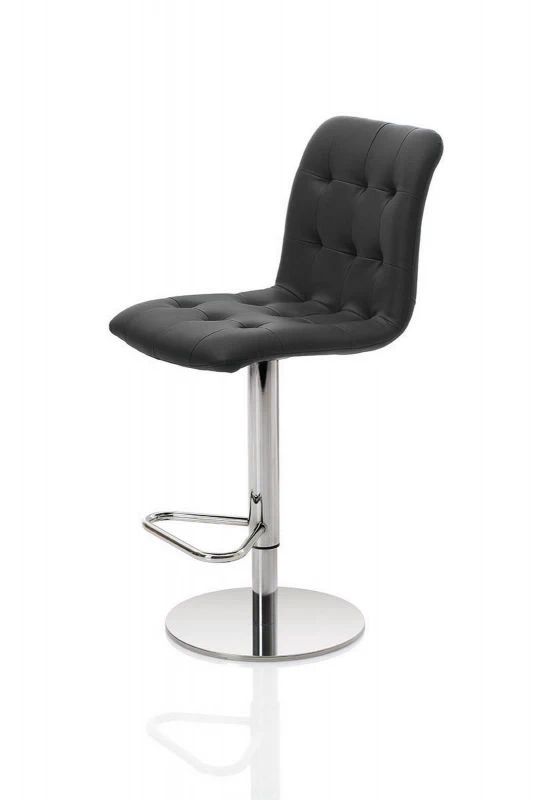 Каркас и наполнение: металл. Современный дизайн Барный стул Kuga — Bontempi, кожа, фото 4