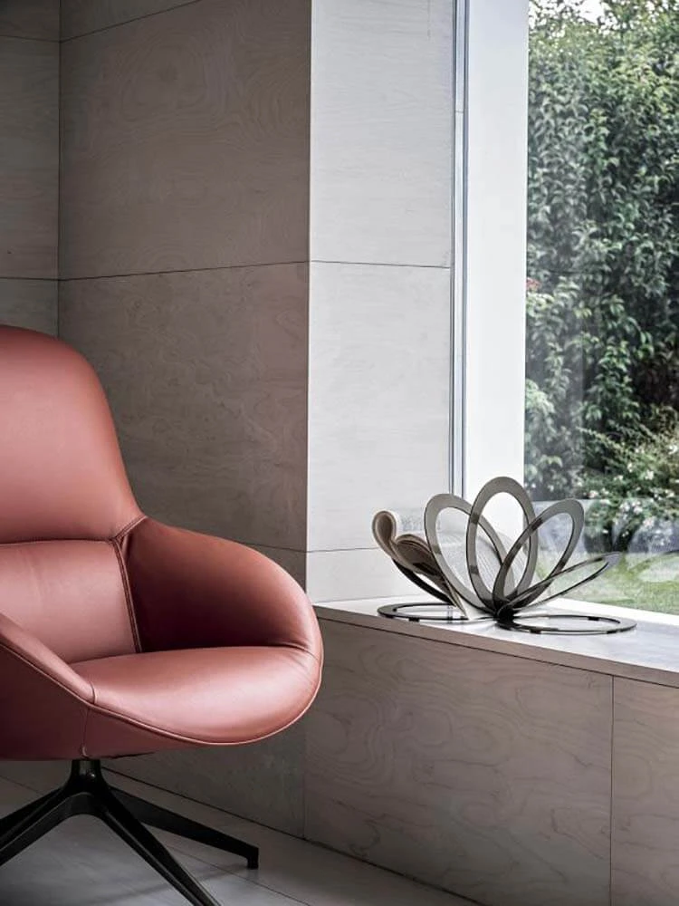 Кресло Long Island armchair — Bontempi, нубук, фото 4