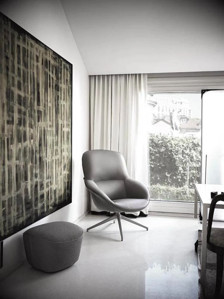 Кресло Long Island armchair — Bontempi, нубук, фото 6