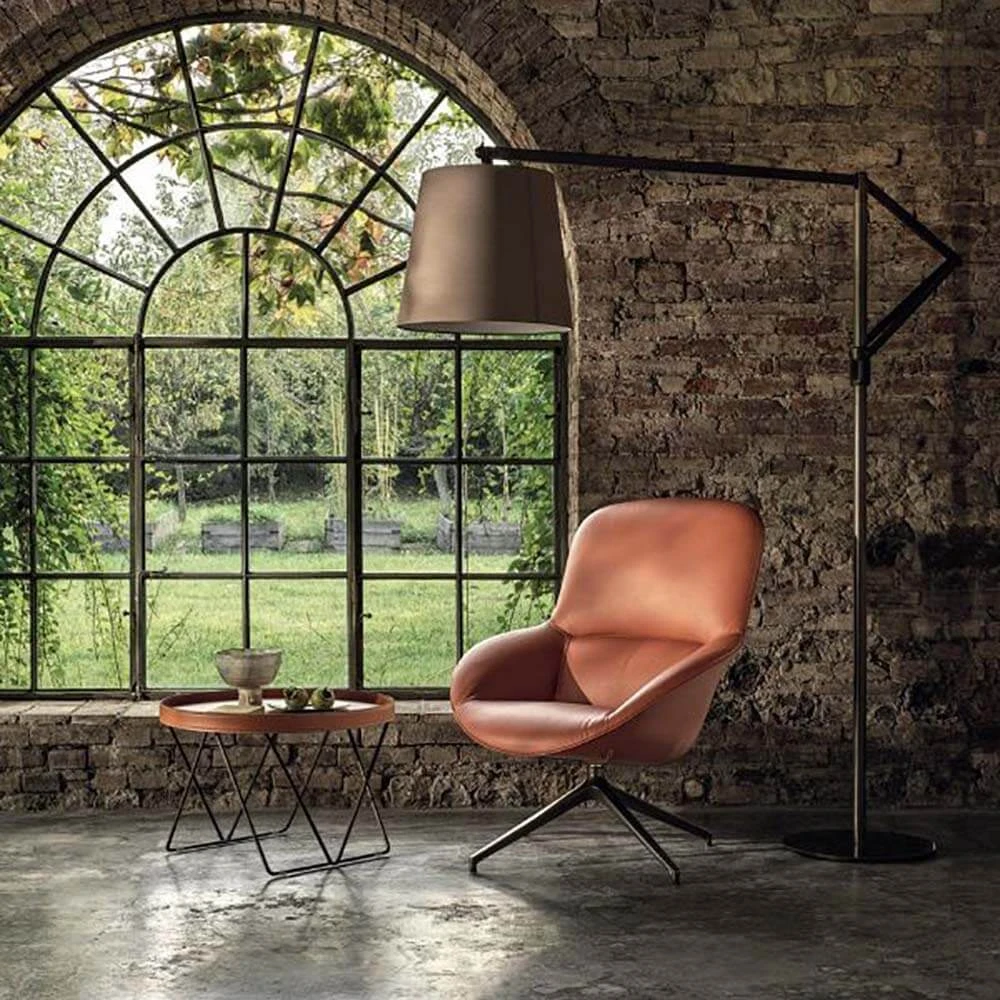 Кресло Long Island armchair — Bontempi, нубук