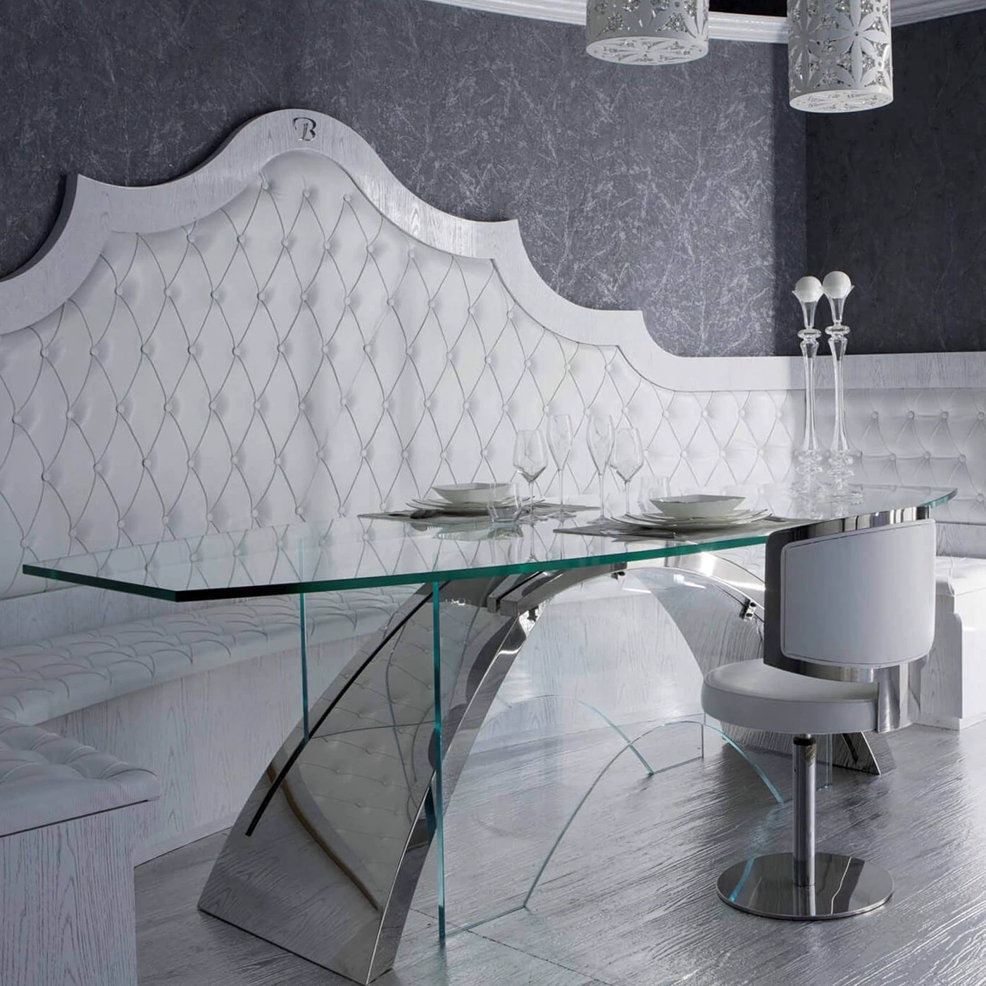 Стол Nouveau — Brummel Cucine Srl, стекло
