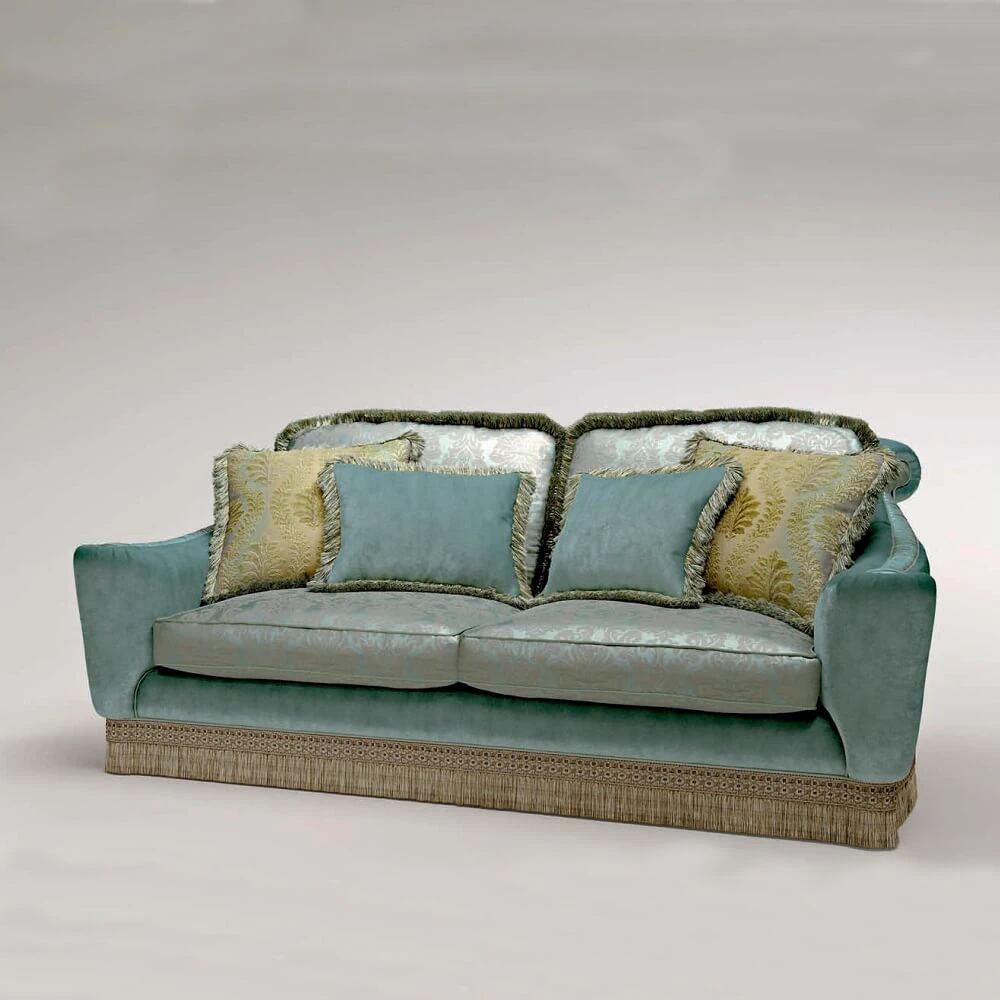Каркас и наполнение: дерево, пух. Классический стиль Диван Hellen — Bruno Zampa, ткань