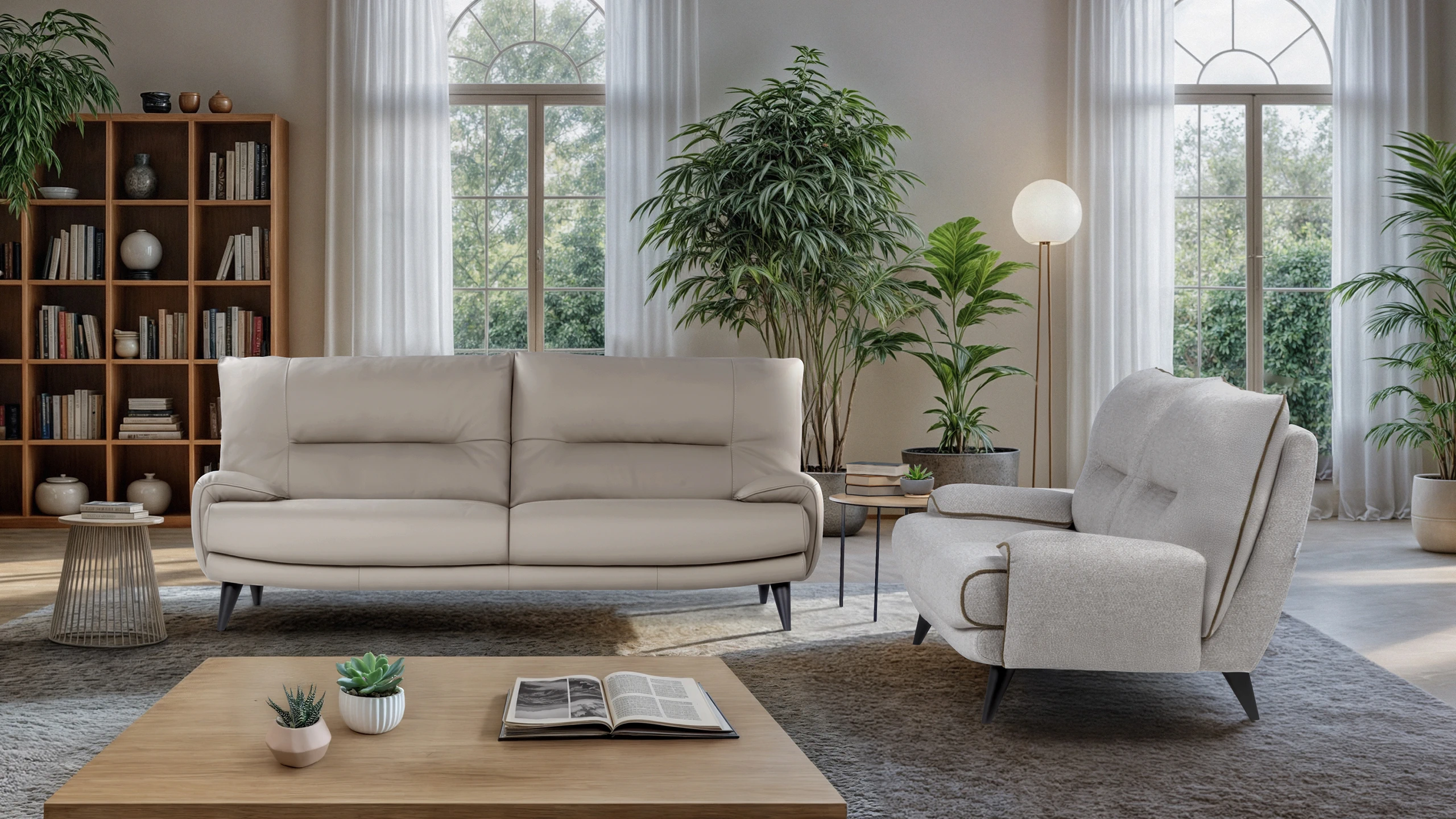 Диван Banquette — Calia Italia, кожа, фото 6