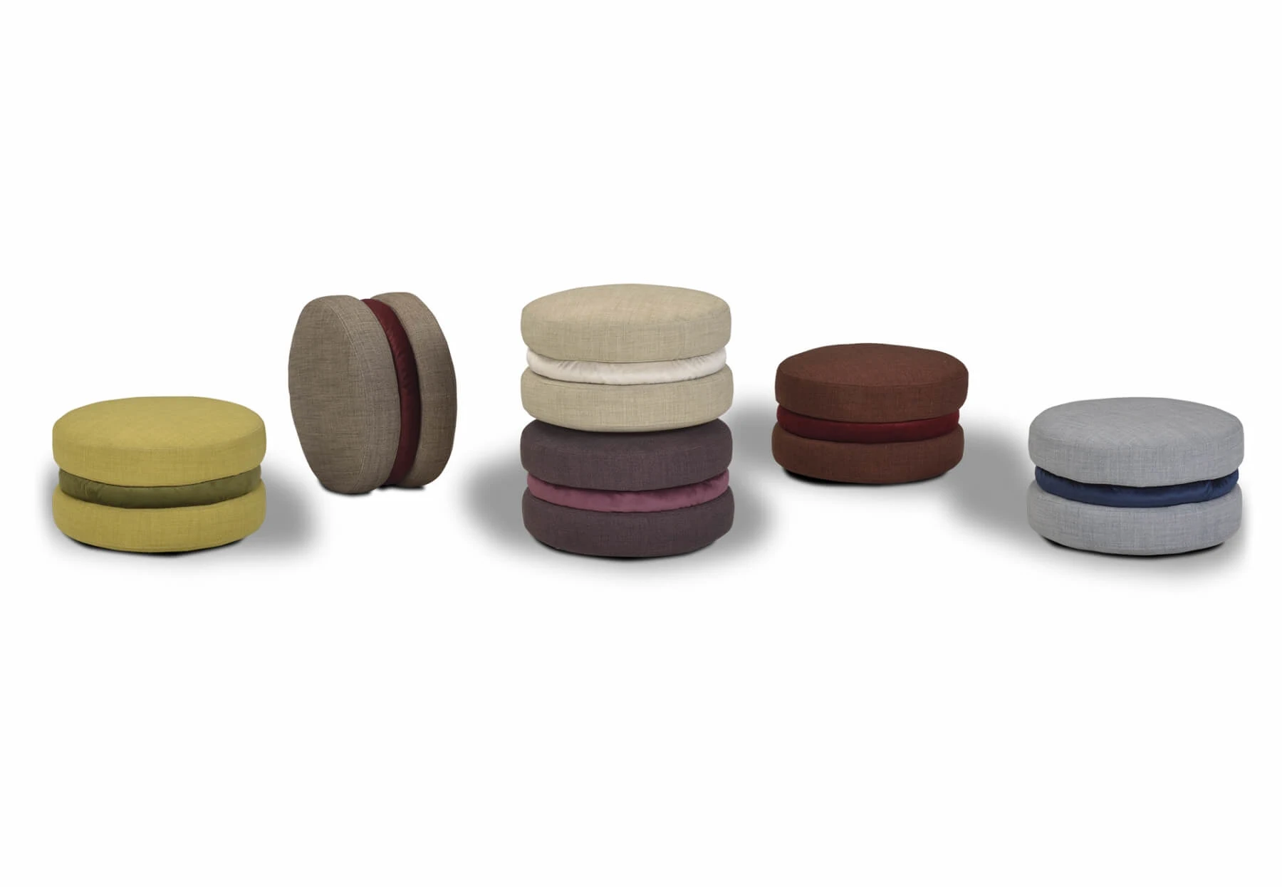 Пуф Macarons — Calia Italia, ткань, фото 2