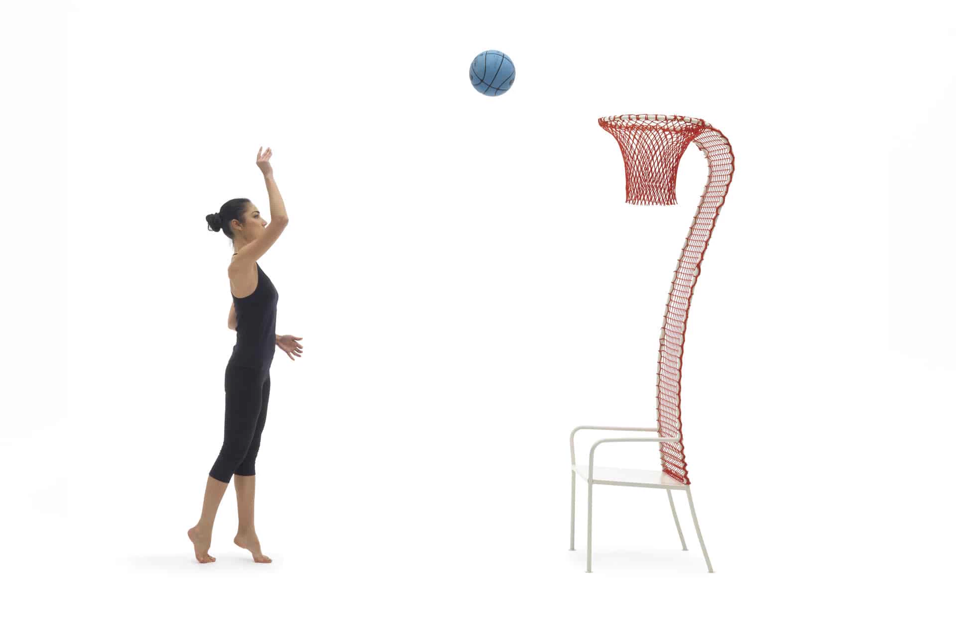 Каркас и наполнение: металл. Современный дизайн Стул Lazy Basketball — Campeggi, металл, фото 2