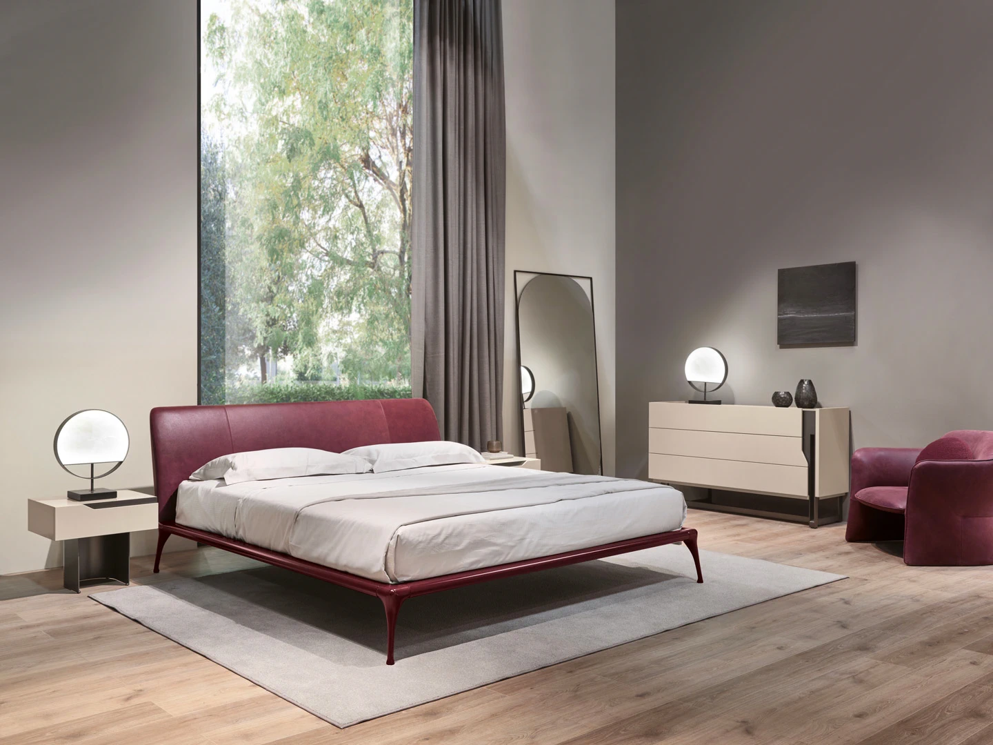 Кровать Iseo 24 — Cantori, кожа, фото 3