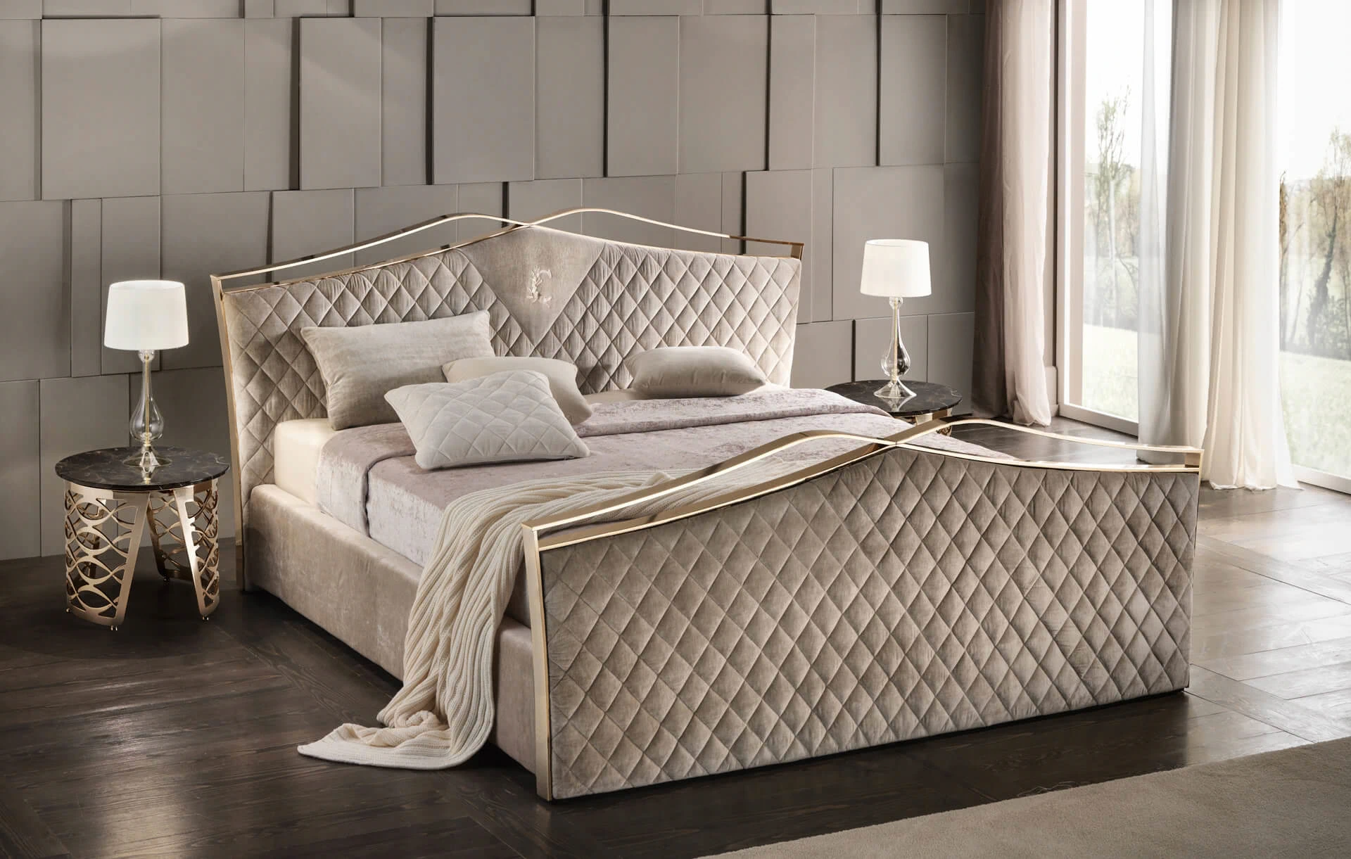 Кровать Valentino Double bed — Cantori, фото 3