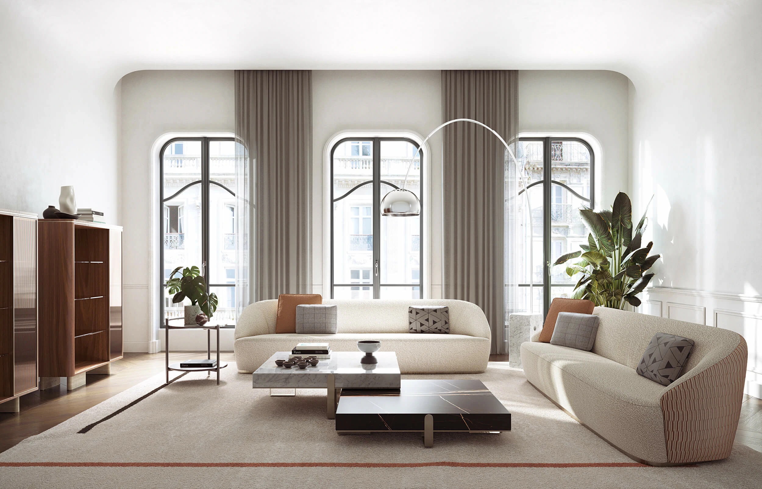Диван Brera .23 3S — Capital, кожа, фото 2