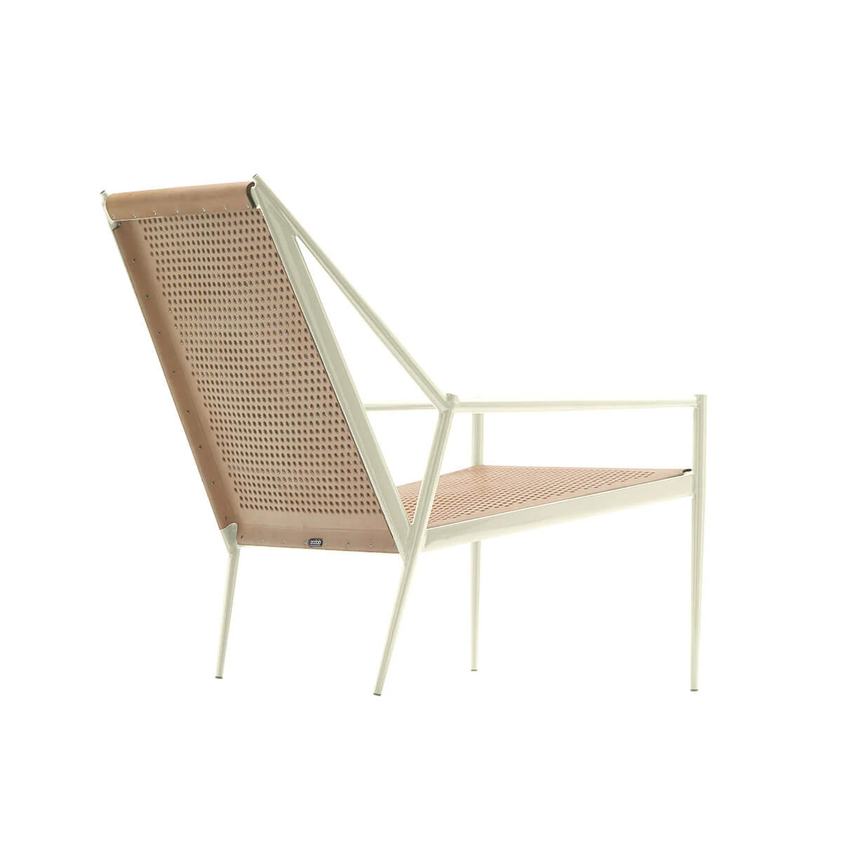 Кресло Acciaio lounge — Cappellini, кожа, фото 3